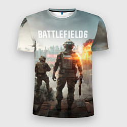 Футболка спортивная мужская Битва за Бруклин из Battlefield 6, цвет: 3D-принт