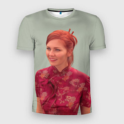 Мужская спорт-футболка Мэри Джейн Kirsten Dunst