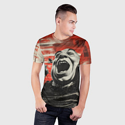 Футболка спортивная мужская Шрек радуется, цвет: 3D-принт — фото 2