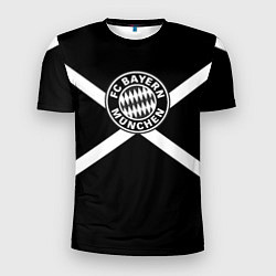Мужская спорт-футболка Бавария Мюнхен полосы