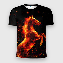 Мужская спорт-футболка Пламенный конь