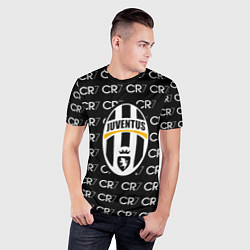 Футболка спортивная мужская Juventus sport pattern, цвет: 3D-принт — фото 2