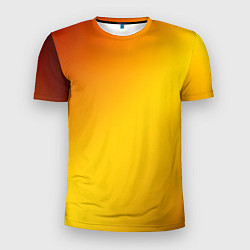 Футболка спортивная мужская Color yellow red gradient, цвет: 3D-принт