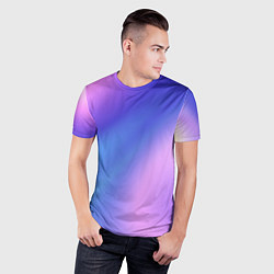Футболка спортивная мужская Color multicolored gradient, цвет: 3D-принт — фото 2