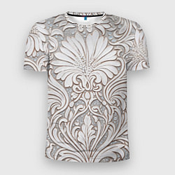 Футболка спортивная мужская Вензельные цветы, цвет: 3D-принт