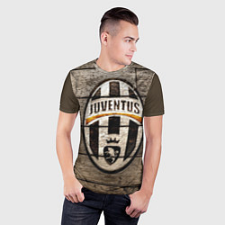 Футболка спортивная мужская Juventus, цвет: 3D-принт — фото 2