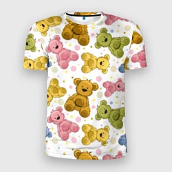 Мужская спорт-футболка Любимые медвежата