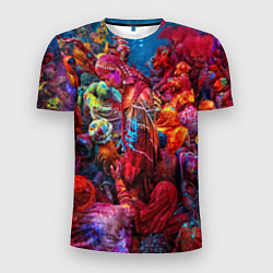 Мужская спорт-футболка Индуистский фестиваль красок Х