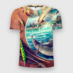 Мужская спорт-футболка Истинный рыболов