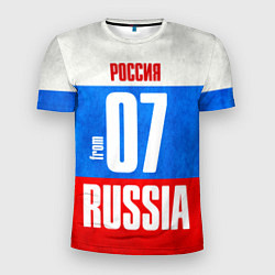 Мужская спорт-футболка Russia: from 07