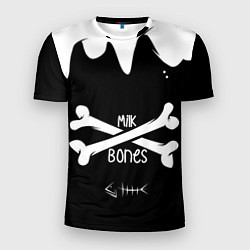 Футболка спортивная мужская Milk Bones (Молочные Кости), цвет: 3D-принт