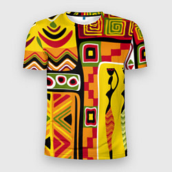 Мужская спорт-футболка Африка