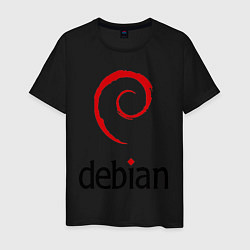 Мужская футболка Debian