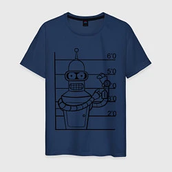 Мужская футболка Bender Wanted