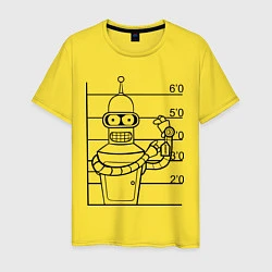 Мужская футболка Bender Wanted