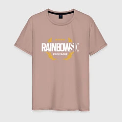 Мужская футболка Rainbow six | Siege : Pro league (white)