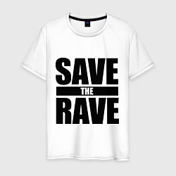 Мужская футболка Save the rave