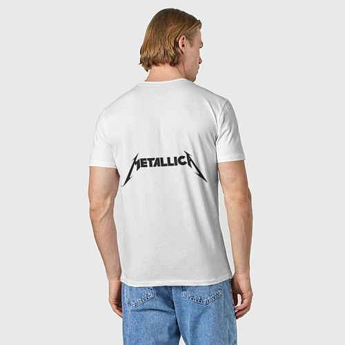 Мужская футболка Metallica / Белый – фото 4