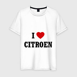 Мужская футболка I love Citroen