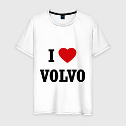 Мужская футболка I love Volvo