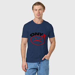 Футболка хлопковая мужская Onyx, цвет: тёмно-синий — фото 2