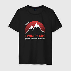 Мужская футболка Twin Peaks: Pie & Murder