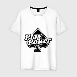 Мужская футболка Play Poker