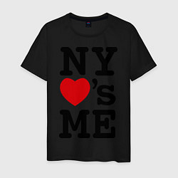 Мужская футболка NY loves me