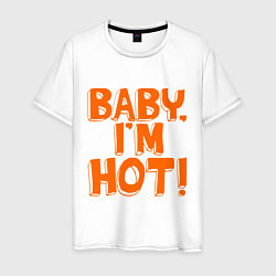 Мужская футболка Baby, I am hot!