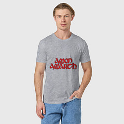 Футболка хлопковая мужская Amod Amarth, цвет: меланж — фото 2