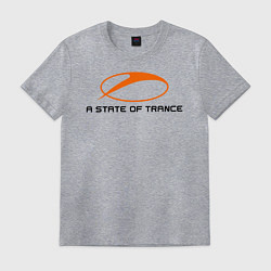 Футболка хлопковая мужская A State of Trance, цвет: меланж