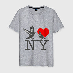 Мужская футболка Birds: Love NY