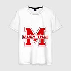 Мужская футболка M: Muay Thai