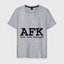 Мужская футболка AFK: Away From Keyboard