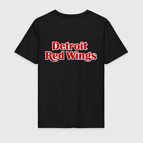 Мужская футболка Detroit Red Wings / Черный – фото 2