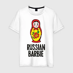 Мужская футболка Russian Barbie