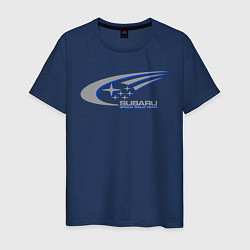 Мужская футболка Subaru world rally team
