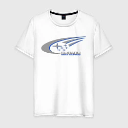 Мужская футболка Subaru world rally team