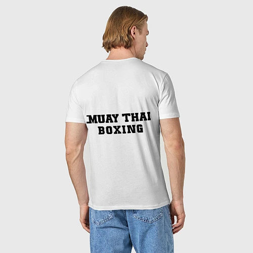 Мужская футболка Muay Thai / Белый – фото 4