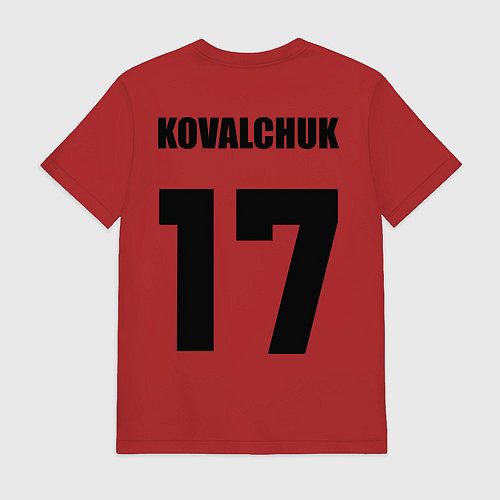 Мужская футболка New Jersey Devils: Kovalchuk 17 / Красный – фото 2