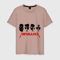 Мужская футболка Metallica (Лица)