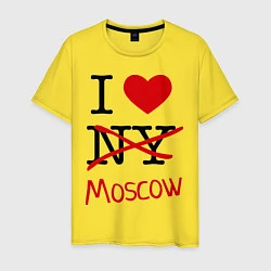 Мужская футболка I love Moscow