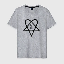 Мужская футболка HIM: Heartagram