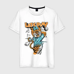 Мужская футболка Let's Play Tiger