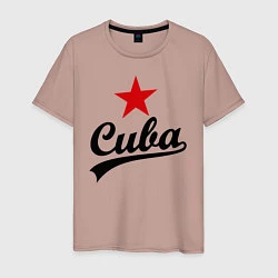 Мужская футболка Cuba Star