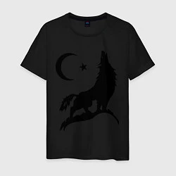 Мужская футболка Кавказский волк