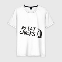 Мужская футболка No fat chics