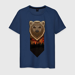 Мужская футболка Медведь: владыка леса