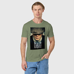 Футболка хлопковая мужская Peaky Blinders, цвет: авокадо — фото 2