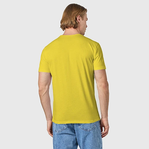 Мужская футболка Paparoach Gaps / Желтый – фото 4
